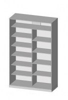 Шафа-купе 2.2 C200 (130х45х230/240/250) S-LINE SENAM
